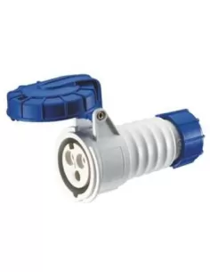 Gewiss 3P 16A 400V 6H Waterproof Mobile Socket Quick Wiring GW63030 Industrial Sockets